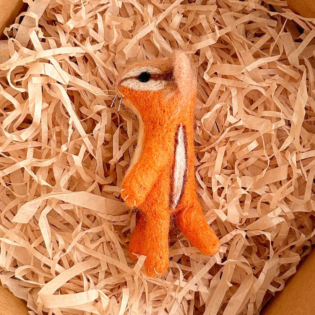 Chipmunk Finger Puppet - Freshie & Zero Studio Shop