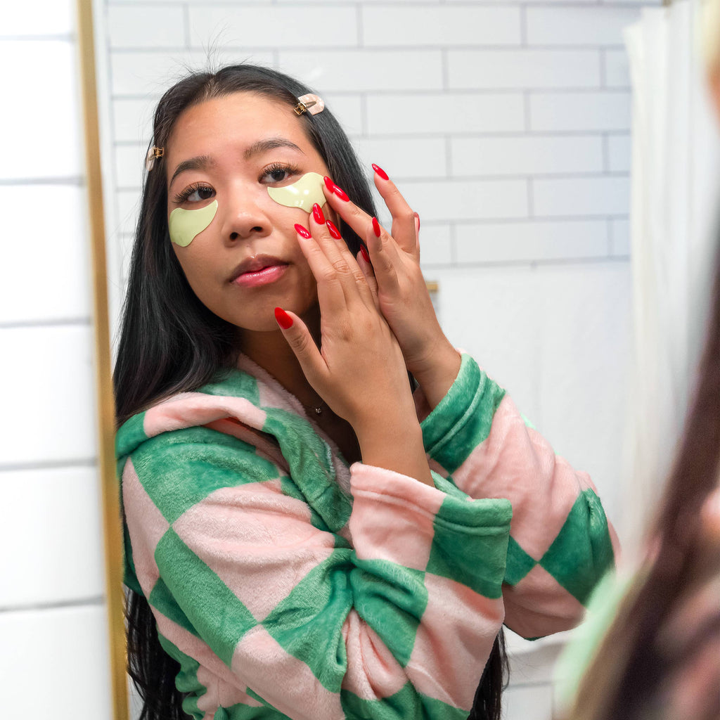 Strawberry Matcha Latte Depuffing & Hydrating Eye Patches - Freshie & Zero Studio Shop