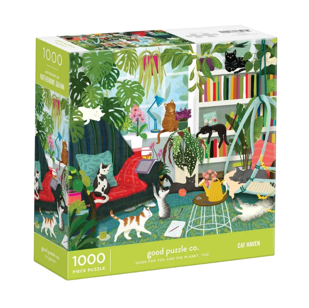 Cat Haven 1000 Piece Jigsaw Puzzle - Freshie & Zero Studio Shop