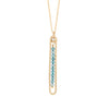 Lyric Necklace with Blue Topaz - Freshie & Zero Studio Shop