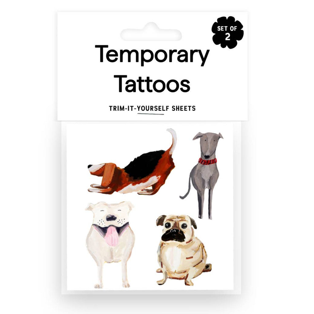 Happy Dogs Temporary Tattoos by Saint Tattoos - Freshie & Zero Studio Shop