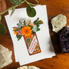 Feminist Art Print: Cultivate Courage: 5x7 - Freshie & Zero Studio Shop