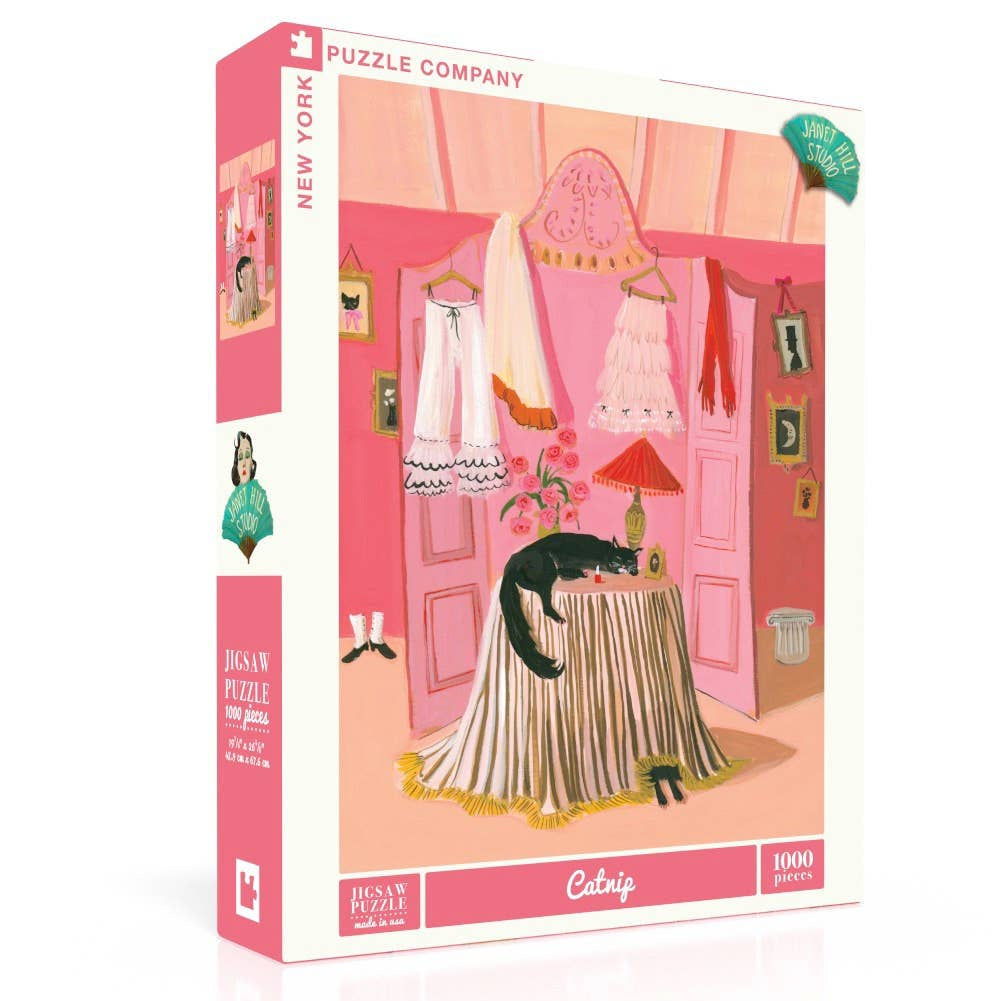 Catnip - 1000 Piece Jigsaw Puzzle - Freshie & Zero Studio Shop