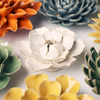 English Garden Ceramic Flower: Ivory Daffodil 4" - Freshie & Zero Studio Shop