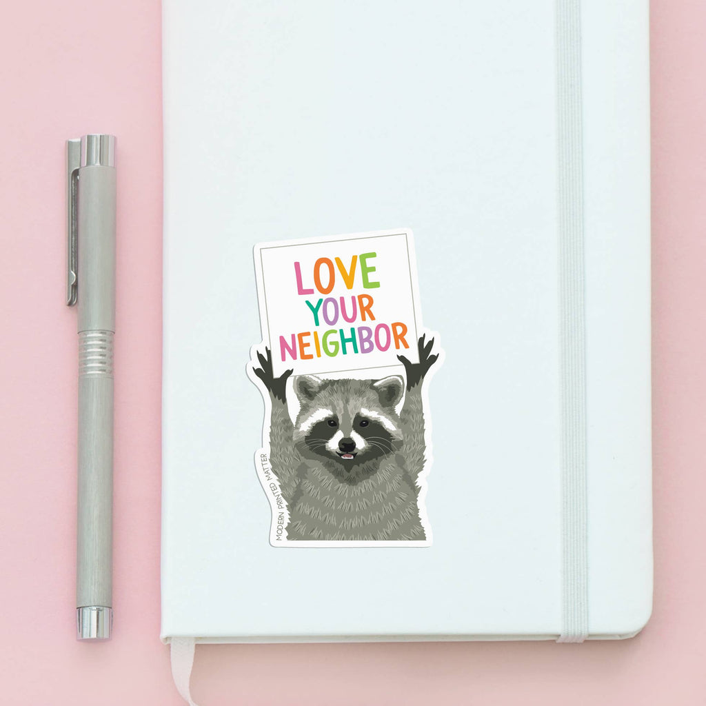 Love Your Neighbor Waterproof Sticker - Freshie & Zero Studio Shop