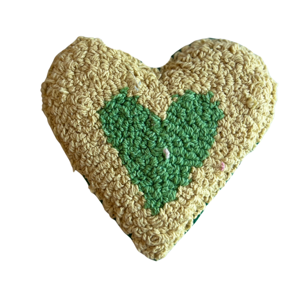 Cotton Blend Heart Shaped Coasters - Freshie & Zero Studio Shop
