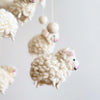 Felt Baby Mobile - Fluffy Sheep - Freshie & Zero Studio Shop