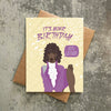 Prince Poodle Birthday Card - Freshie & Zero Studio Shop