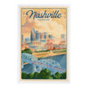 Nashville Lithograph Print Postcard - Freshie & Zero Studio Shop