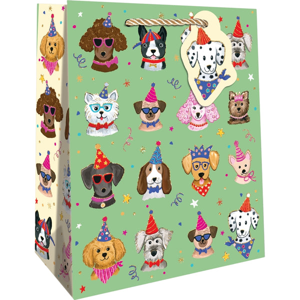 Festive Pups Gift Bag - Medium - Freshie & Zero Studio Shop