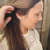 Minimal Hoop - Boho Teardrop - Freshie & Zero Studio Shop