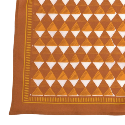 Handker Bandana: Rusty Brown Drew No. 512 - Freshie & Zero Studio Shop