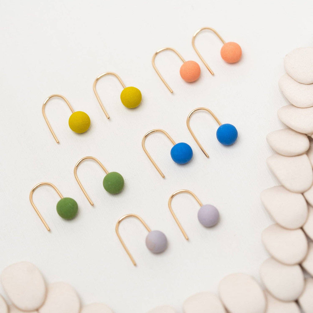 Dainty Dot Earrings by Twenty Two West - Freshie & Zero Studio Shop