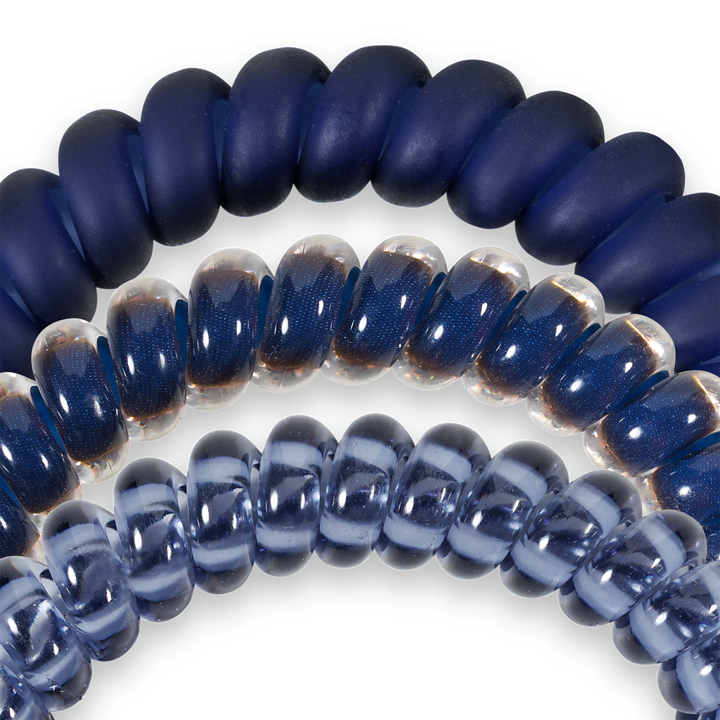 Small Coil Teleties Hair Ties - Set of 3 - Freshie & Zero Studio Shop