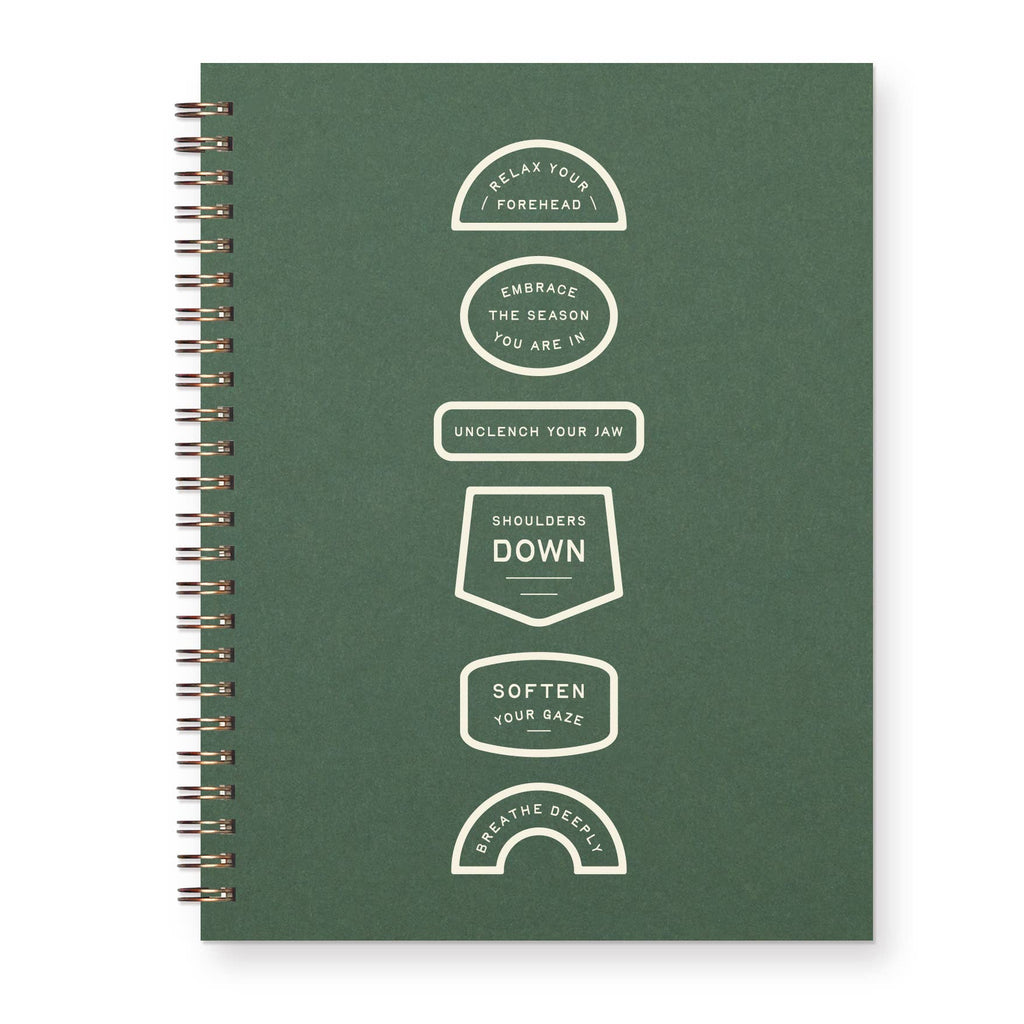 Slow Yourself Down Lined Notebook - Freshie & Zero Studio Shop