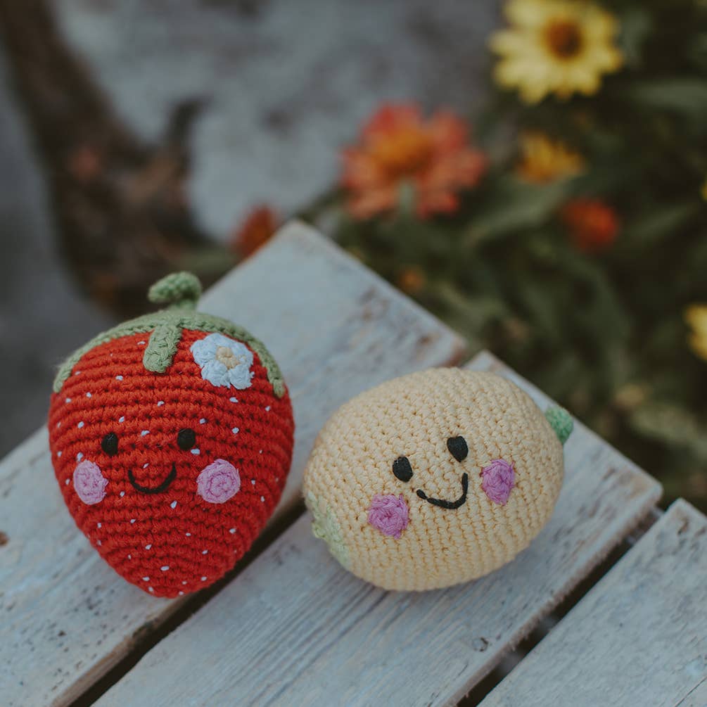 Lemon Baby Rattle Toy - Freshie & Zero Studio Shop