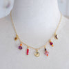 Pearl Zodiac Fire Sign Charm Necklace by Jill Makes - Freshie & Zero Studio Shop