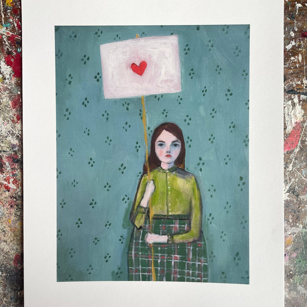 Lesley - Art Print by Amanda Blake: 8x10 - Freshie & Zero Studio Shop