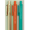 Showgirl Jotter Gel Pen: Set of 3 - Freshie & Zero Studio Shop