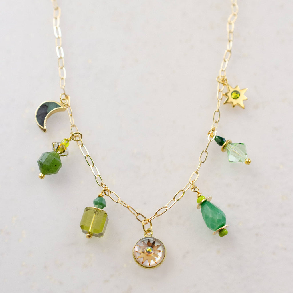 Pearl Zodiac Earth Sign Charm Necklace - Freshie & Zero Studio Shop