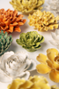 English Garden Ceramic Wall Flower: 3.25" Chartreuse Primrose - Freshie & Zero Studio Shop