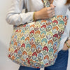 Large Zippered Bag Flora - Freshie & Zero Studio Shop