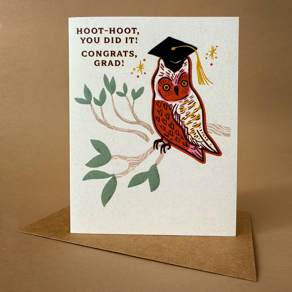 Owl Graduation Card - Freshie & Zero Studio Shop