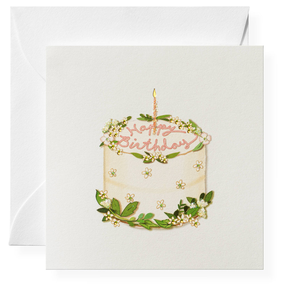 Birthday Cake Gift Enclosure Card - Freshie & Zero Studio Shop