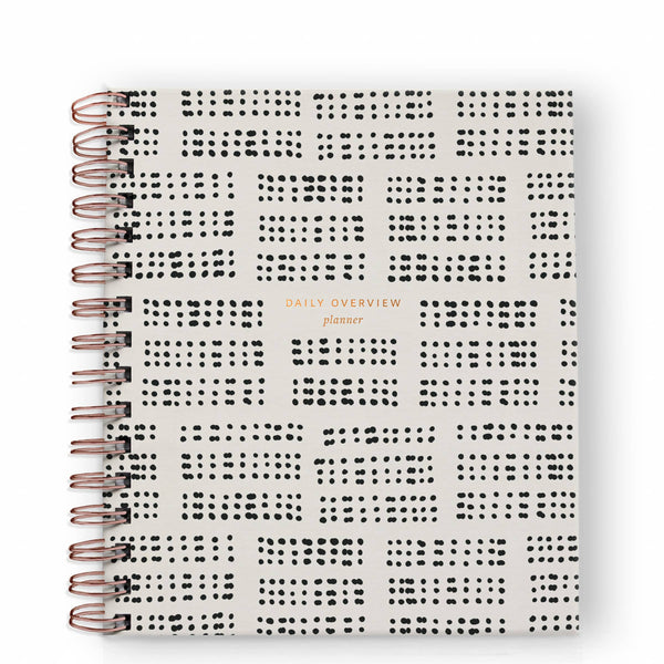 Undated Daily Overview Planner in Dotty - Freshie & Zero Studio Shop