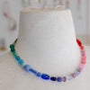 Rainbow Beaded Colorful Necklace - Freshie & Zero Studio Shop
