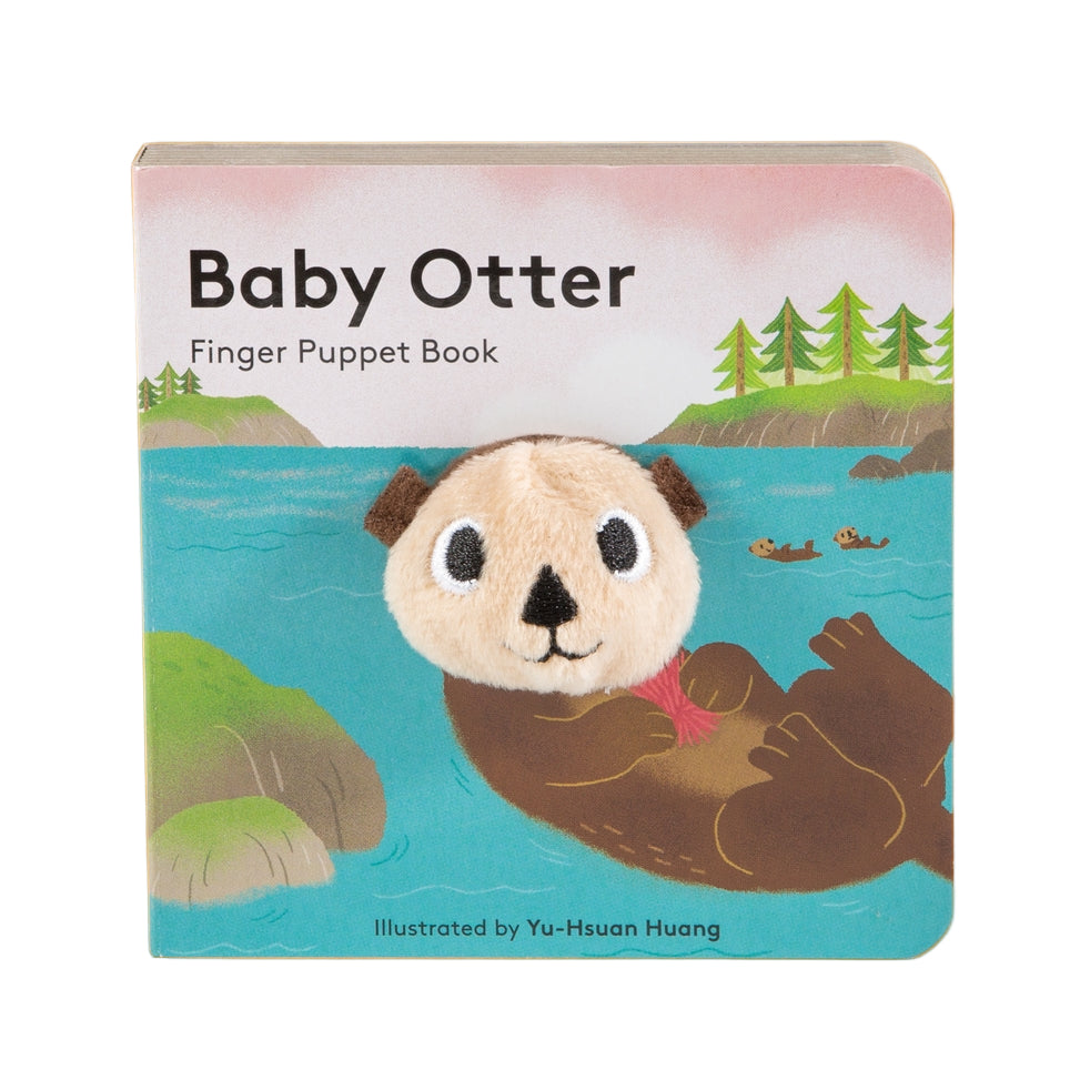 Baby Otter Finger Puppet Board Book - Freshie & Zero Studio Shop
