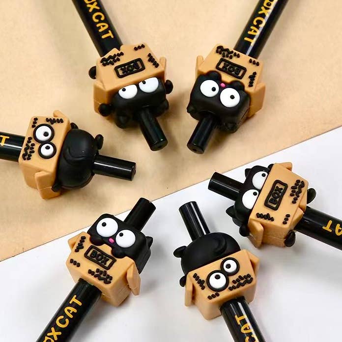 Cat in a Box Gel Pen - Freshie & Zero Studio Shop