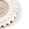 Amalesh Bloom Cream Carved Bone 3x3 Picture Frame - Freshie & Zero Studio Shop