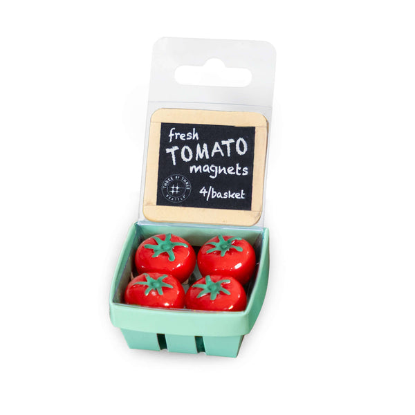 Little Mighty magnets: Tomatoes in Produce packaging - Freshie & Zero Studio Shop