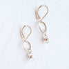 tidal herkimer gemstone drop earrings - Freshie & Zero Studio Shop