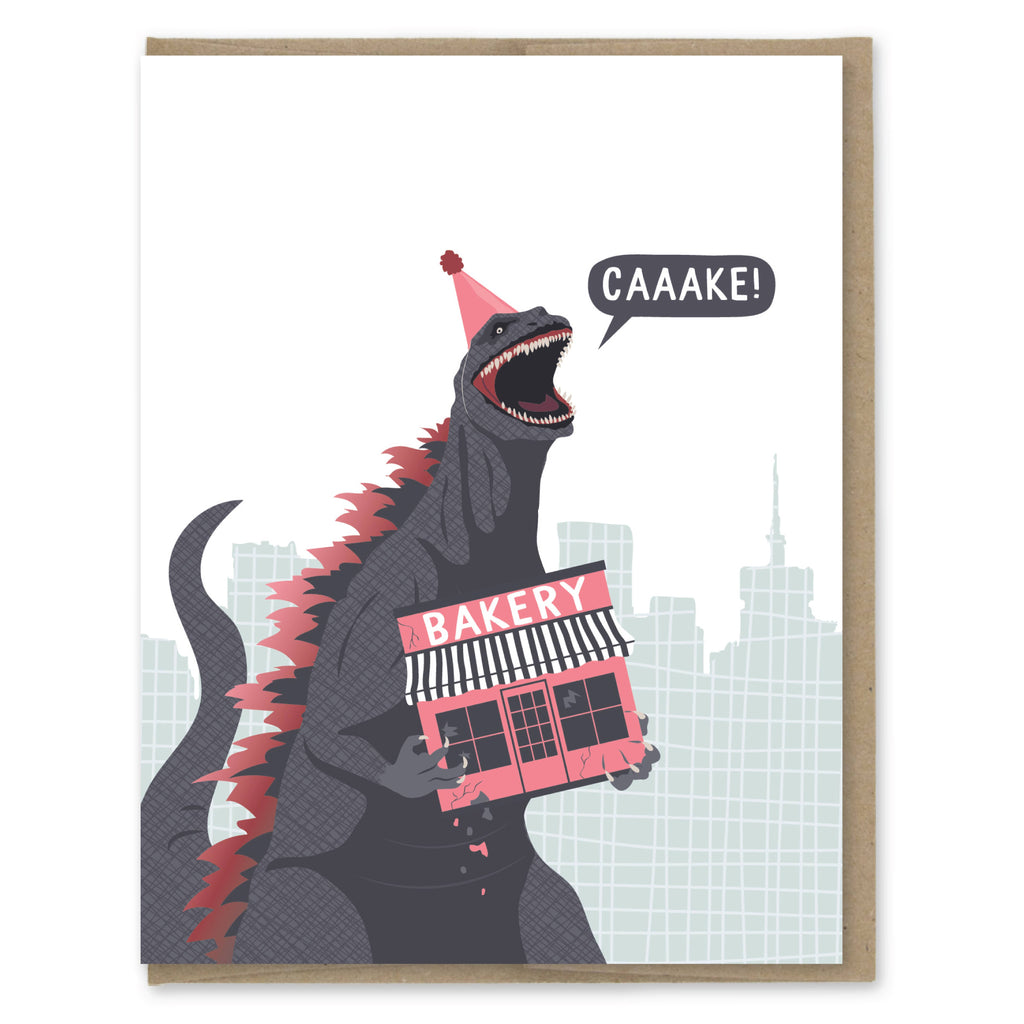 Monster Bakery Birthday Card - Freshie & Zero Studio Shop