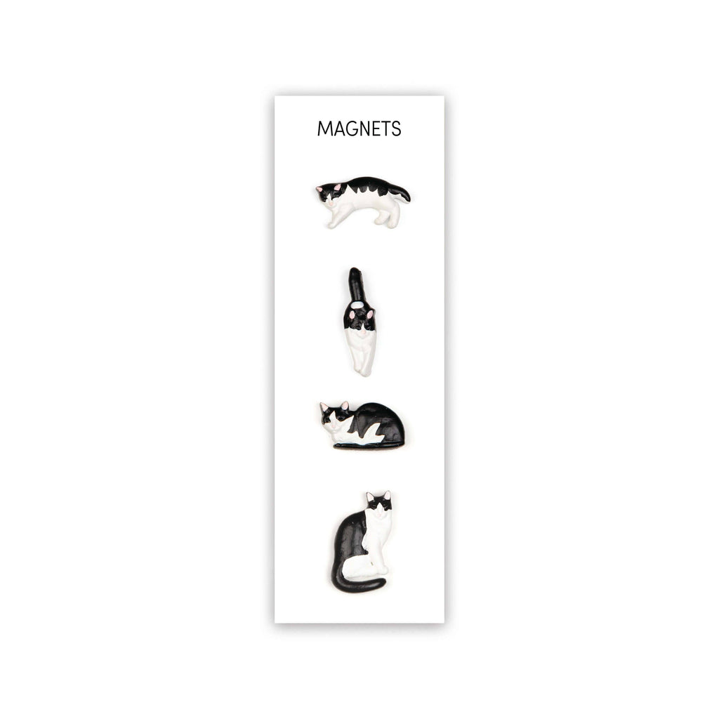 Little Mighty Magnets: Tuxedo Cats - Freshie & Zero Studio Shop