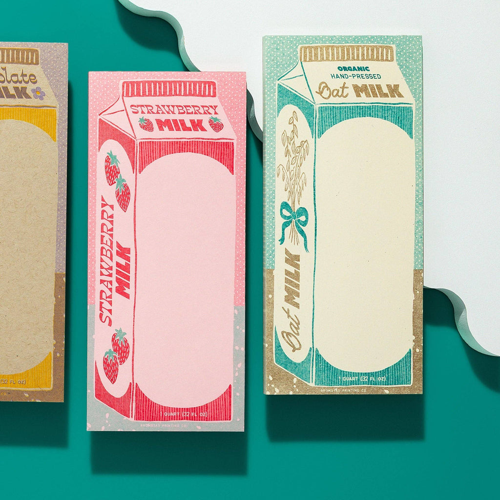 Oat Milk Risograph Notepad - Freshie & Zero Studio Shop