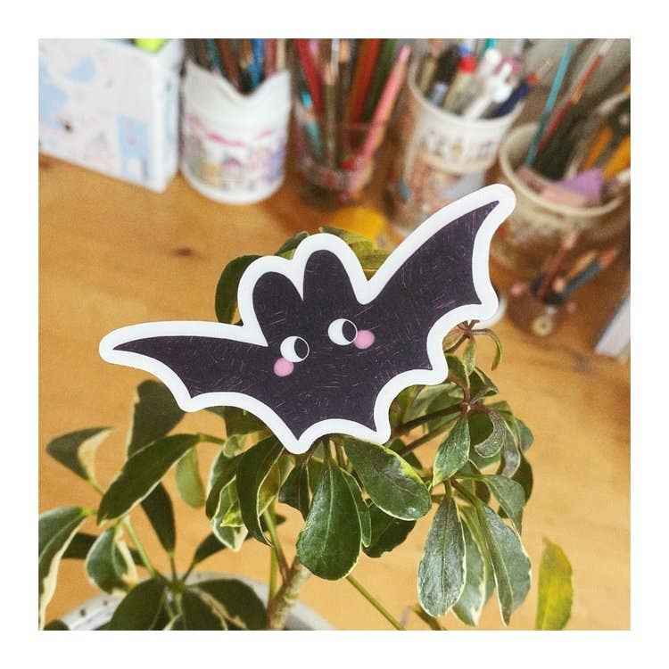 Baby Bat Transparent Sticker - Freshie & Zero Studio Shop