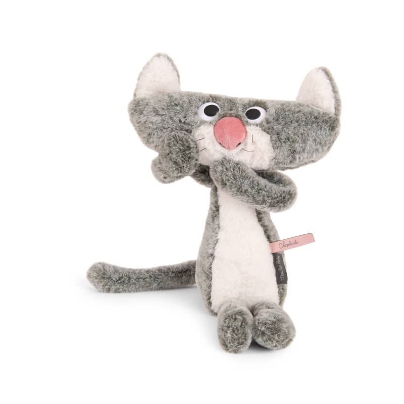 Flat Cat Plush Toy - Freshie & Zero Studio Shop