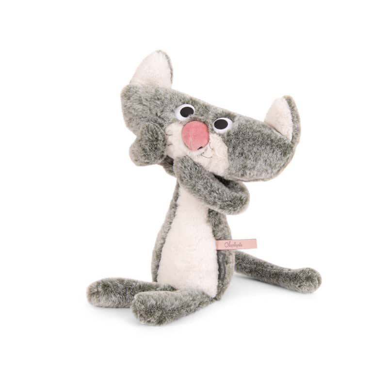 Flat Cat Plush Toy - Freshie & Zero Studio Shop