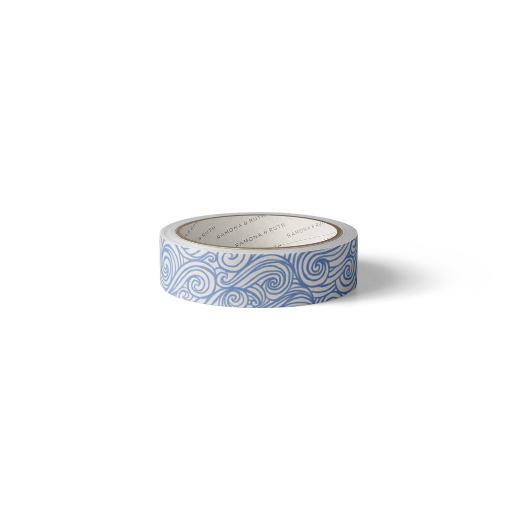 Waves Washi Tape - Freshie & Zero Studio Shop