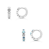 You're a Gem Huggie Hoop Earrings - Sterling Silver - Freshie & Zero Studio Shop
