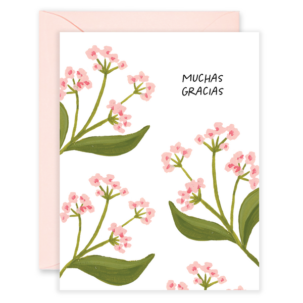 Muchas Gracias Greeting Card - Freshie & Zero Studio Shop
