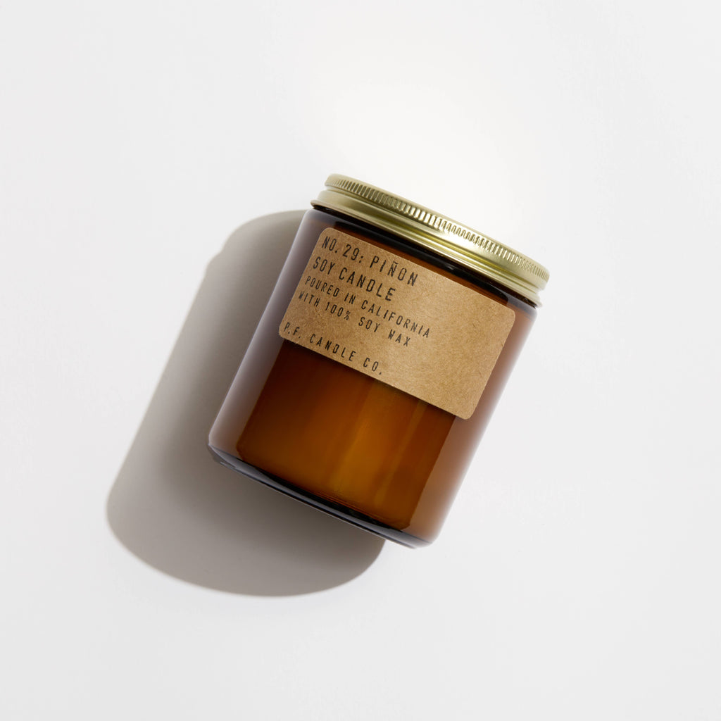P.F. Candle Co. Soy Candle: Piñon - Freshie & Zero Studio Shop