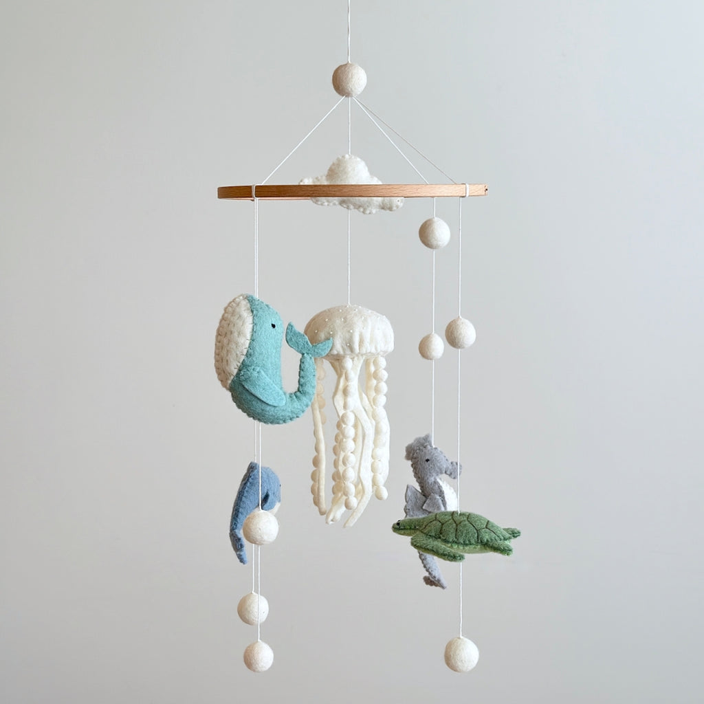 Felt Baby Mobile - Sea Life - Freshie & Zero Studio Shop