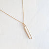lyric necklace with white pearls - Freshie & Zero Studio Shop