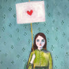 Lesley - Art Print by Amanda Blake: 8x10 - Freshie & Zero Studio Shop