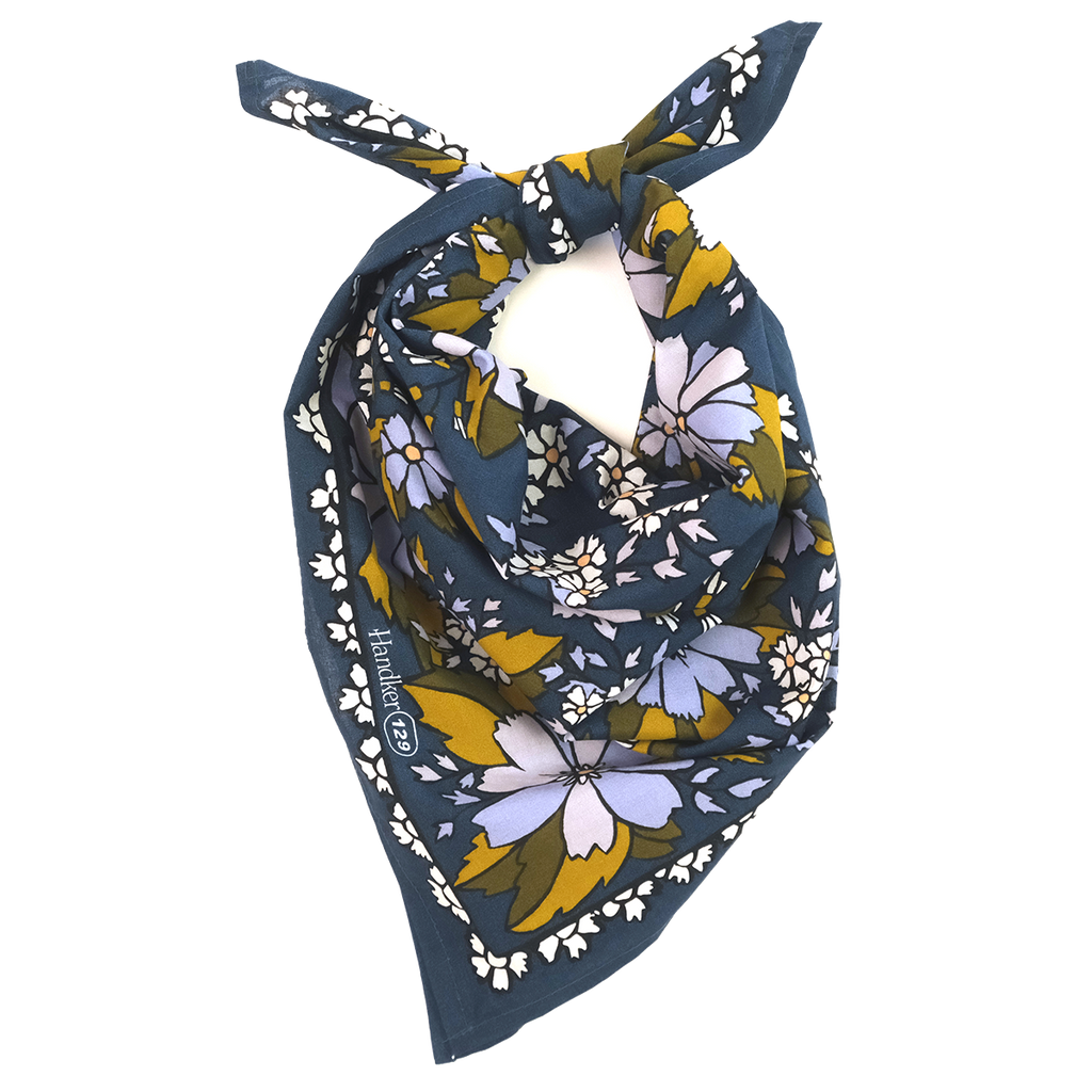 Handker Bandana: Chicory Bandana No. 129 - Freshie & Zero Studio Shop