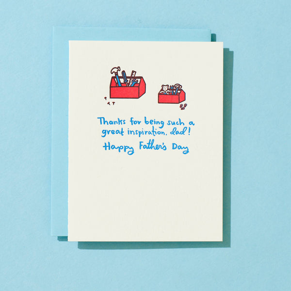 Inspiration Dad Father's Day Card - Freshie & Zero Studio Shop